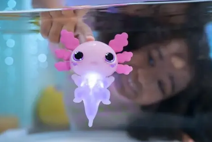 Animagic lets glo axolotl violetti