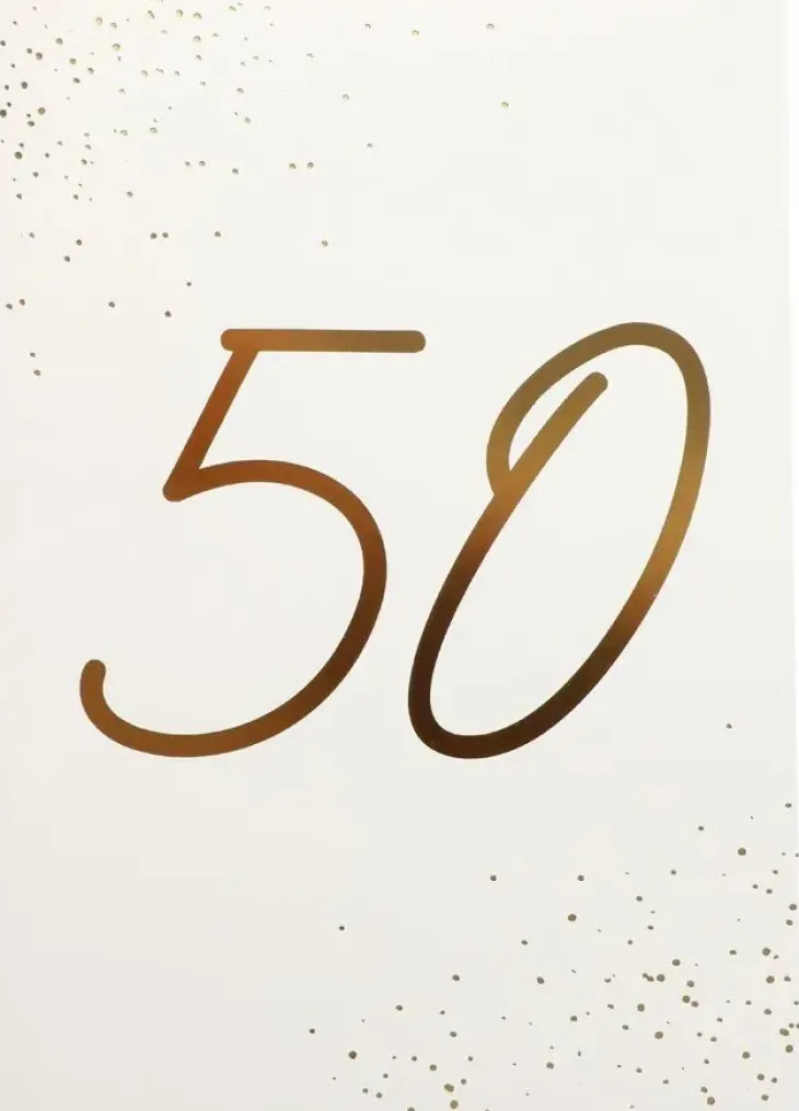 A4 onnittelukortti 50