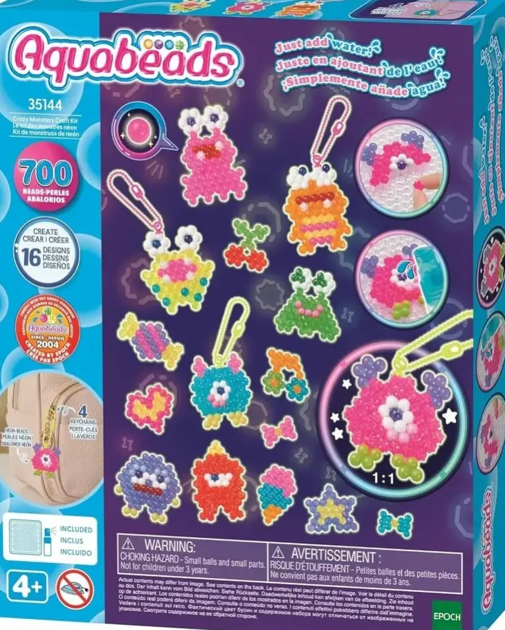 Aquabeads crazy monsters kit 700 helmeä
