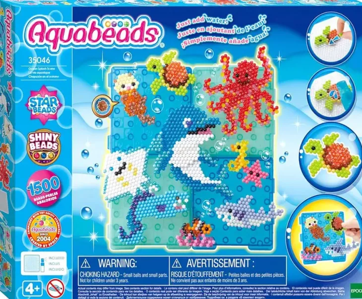 Aquabeads ocean splash scene