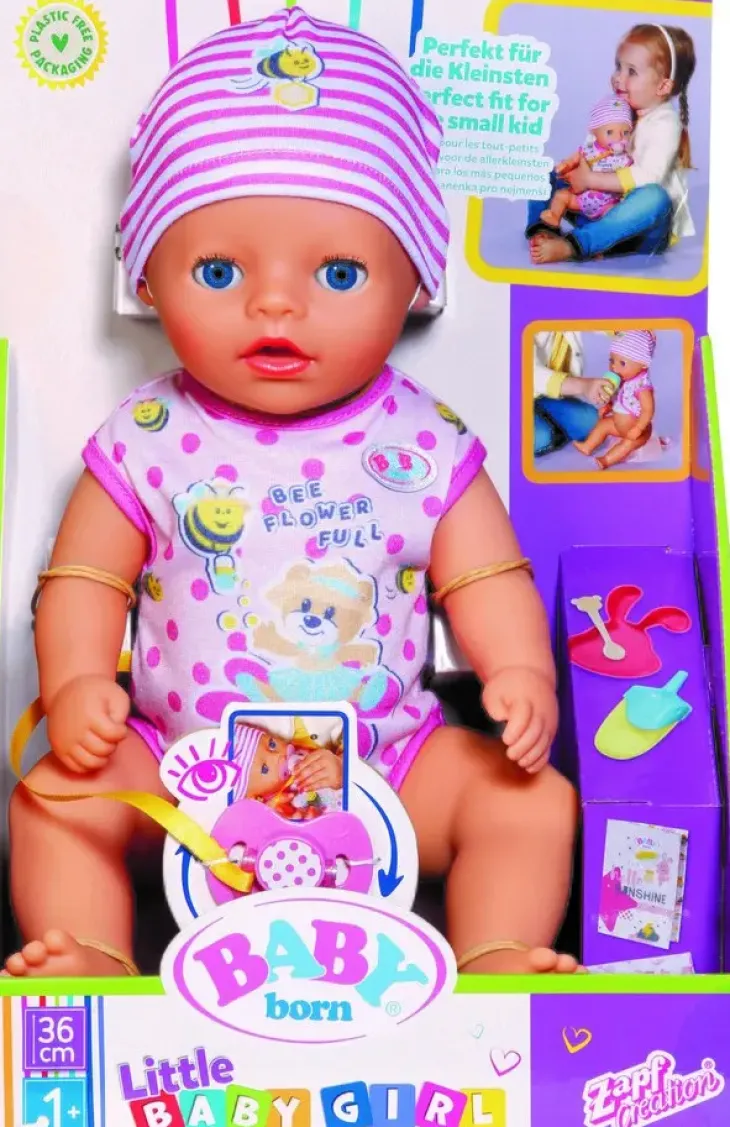 Baby born little girl lena 36cm