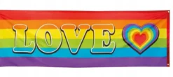 Banneri pride love sateenkaari