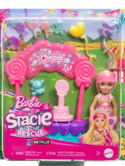 Barbie chelsea karkkikoju ja nukke