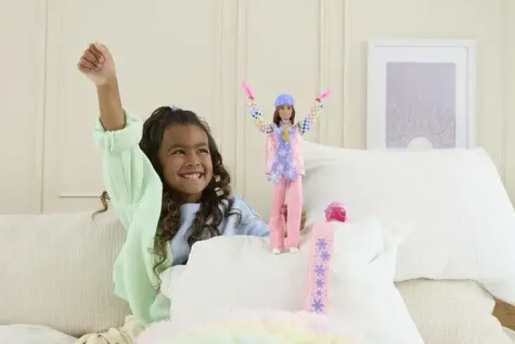 Barbie deluxe lumilautailija