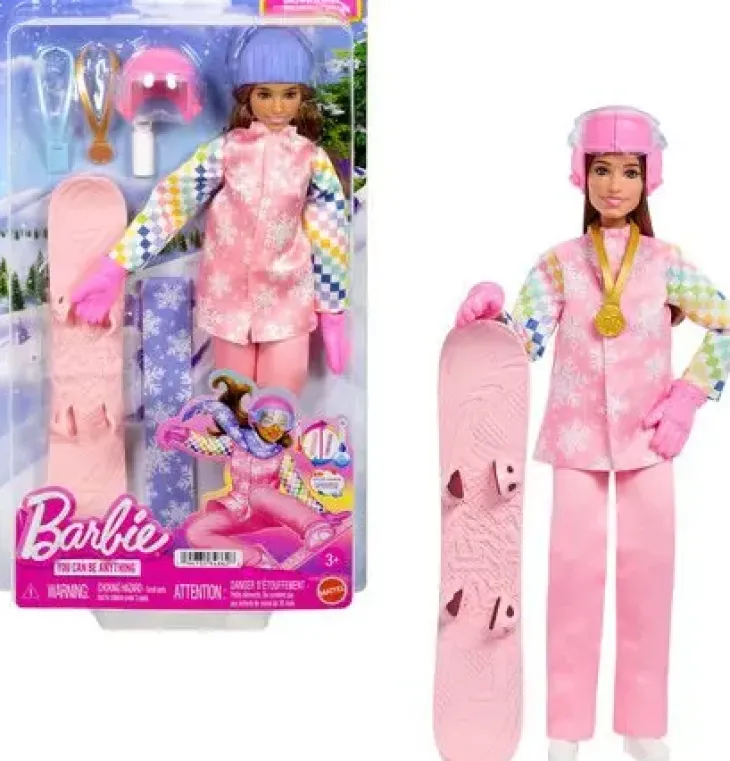 Barbie deluxe lumilautailija