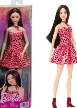 Barbie fashionista 246 pink leopard