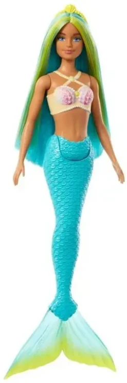 Barbie merenneito pinkki-lila hiukset