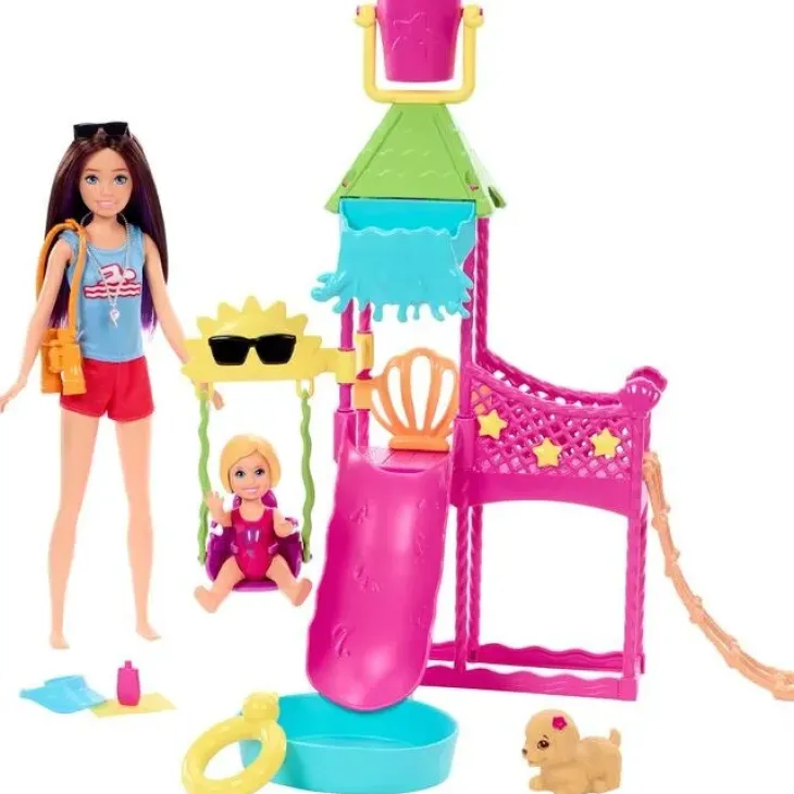 Barbie skipper vesipuistossa