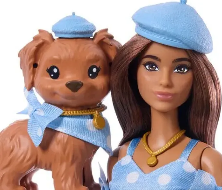 Barbie twinning looks - polka dots