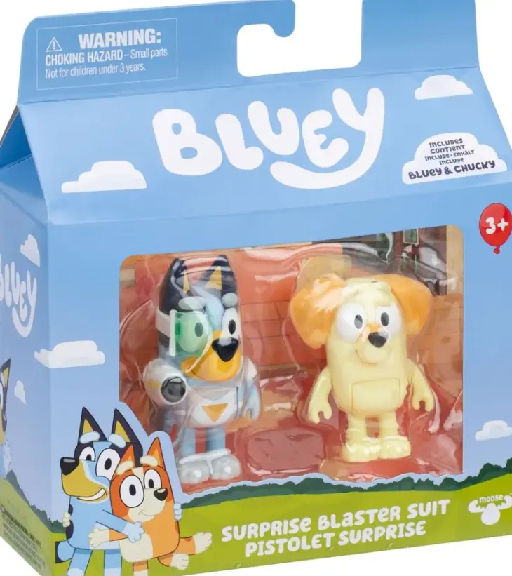 Bluey chilli & bandit figuurit