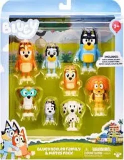 Bluey figures multipack 8 hahmoa