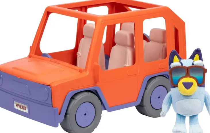 Bluey iso heeler perheauto ja pehmo