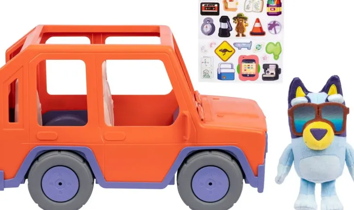 Bluey iso heeler perheauto ja pehmo