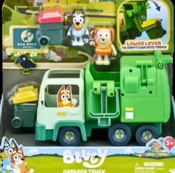 Bluey roska-auto 22 cm 2 hahmoa & tarv.