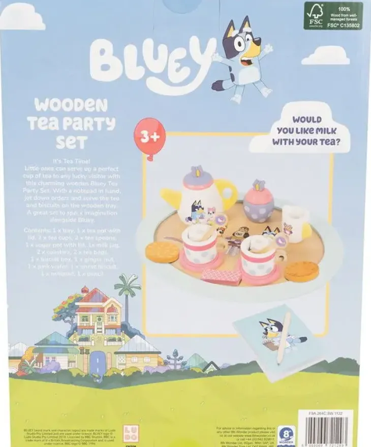 Bluey tea party set