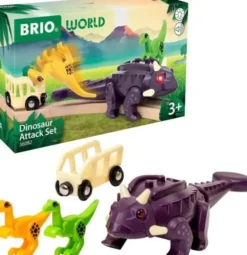 Brio dinosaurus hyökkäyssetti