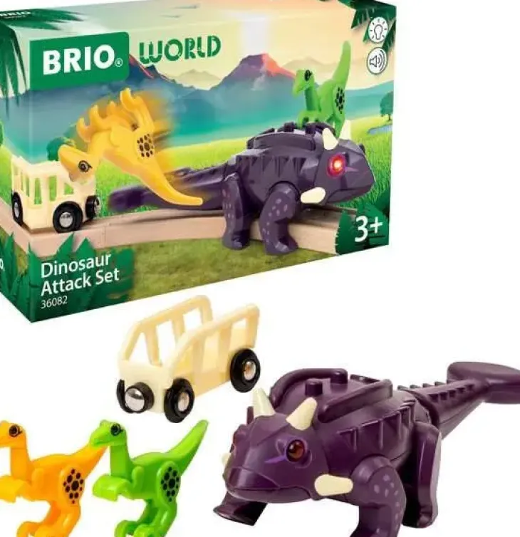 Brio dinosaurus hyökkäyssetti