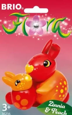 Brio flora 36216 zinnia & peach