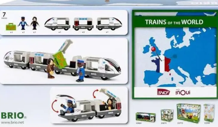 Brio maailman junat tgv- suurnopeusjuna