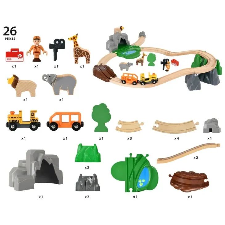 Brio 33960 safariseikkailusetti