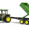 Bruder john deere + peräkärry