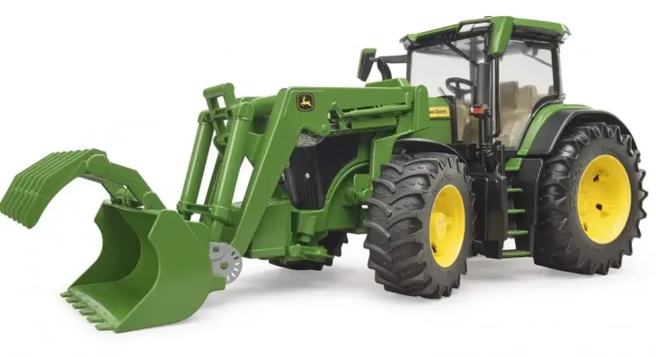 Bruder john deere 7r 350 etukuormaajalla
