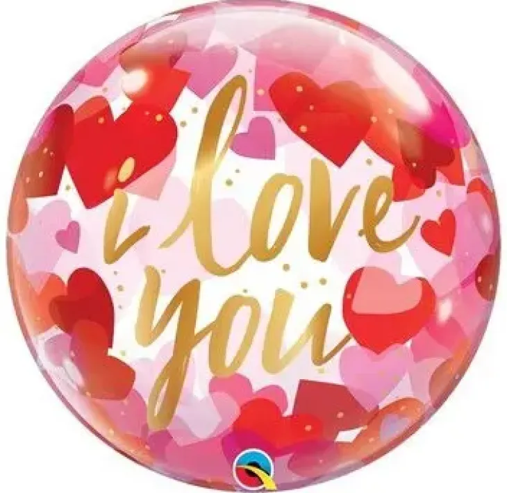 Bubble pallo i love you 56cm