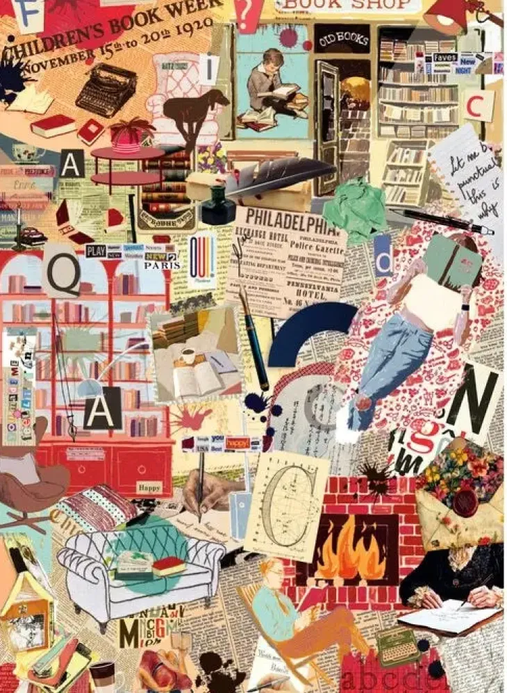 Clementoni books and writing 1000 palaa