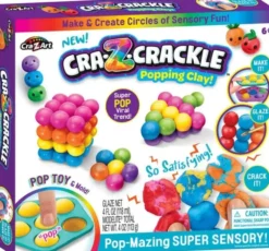 Crazart crackle popping clay setti
