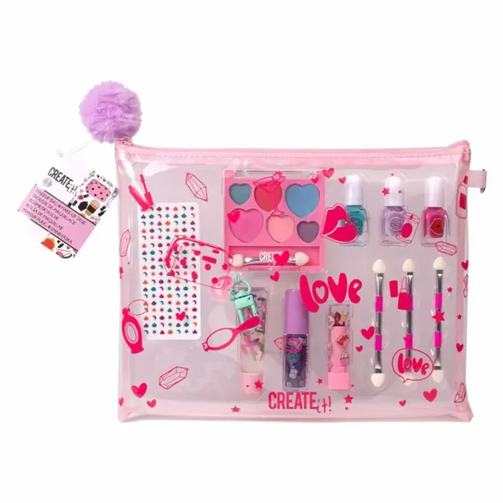 Create it makeup bag with content