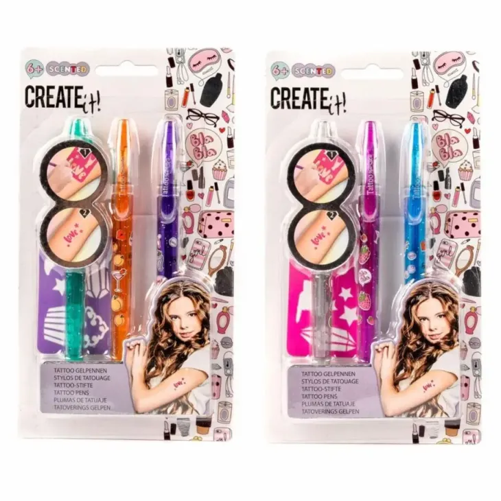 Create it! tatuointi geelikynät
