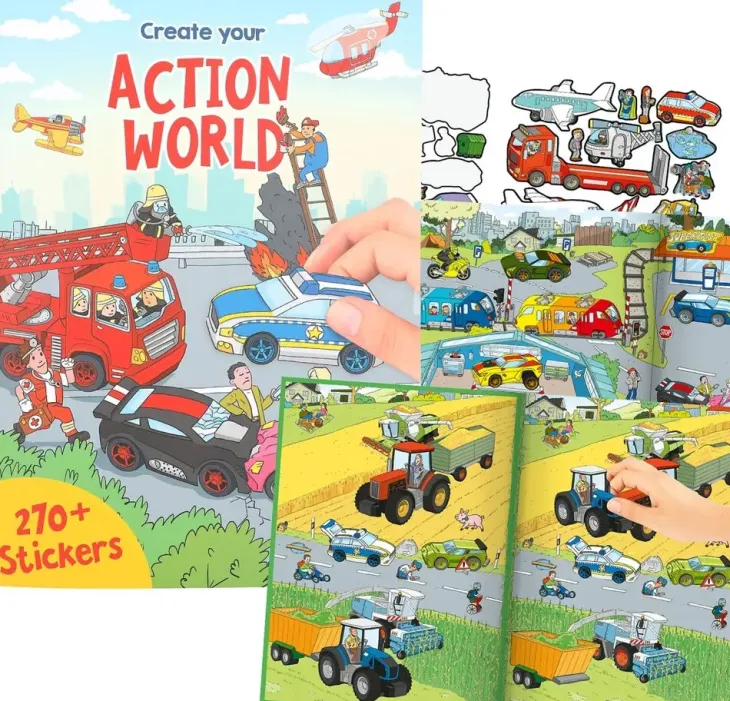 create your action world tarrakirja