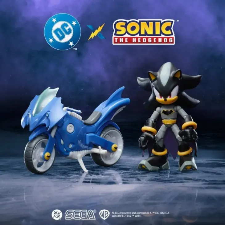 Dc x sonic batcycle & shadow batman