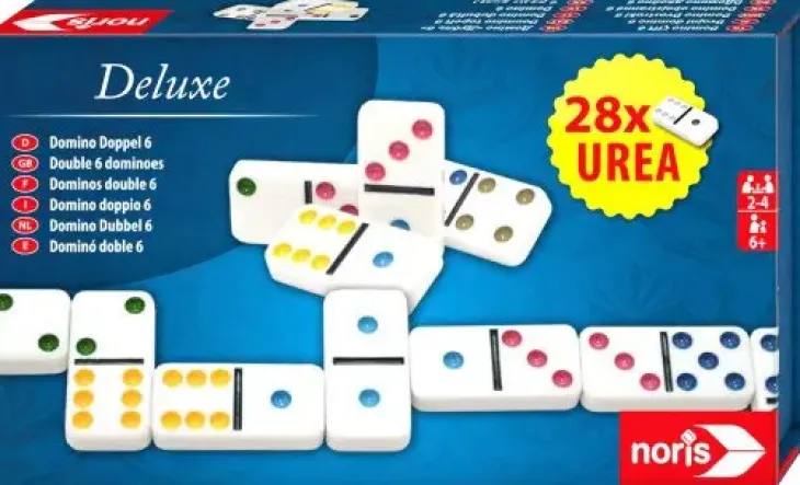 Deluxe double 6 domino