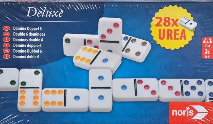 Deluxe double 6 domino