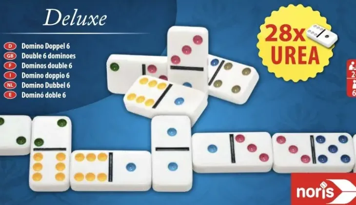 Deluxe double 6 domino