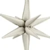 3d foil balloon star, 70cm, beige