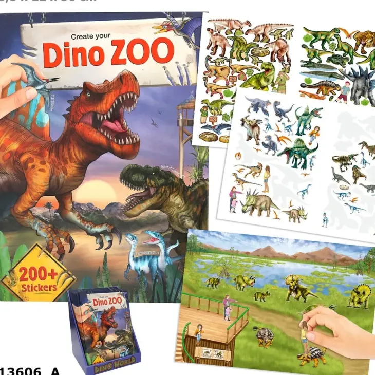Dino world zoo tarrakirja