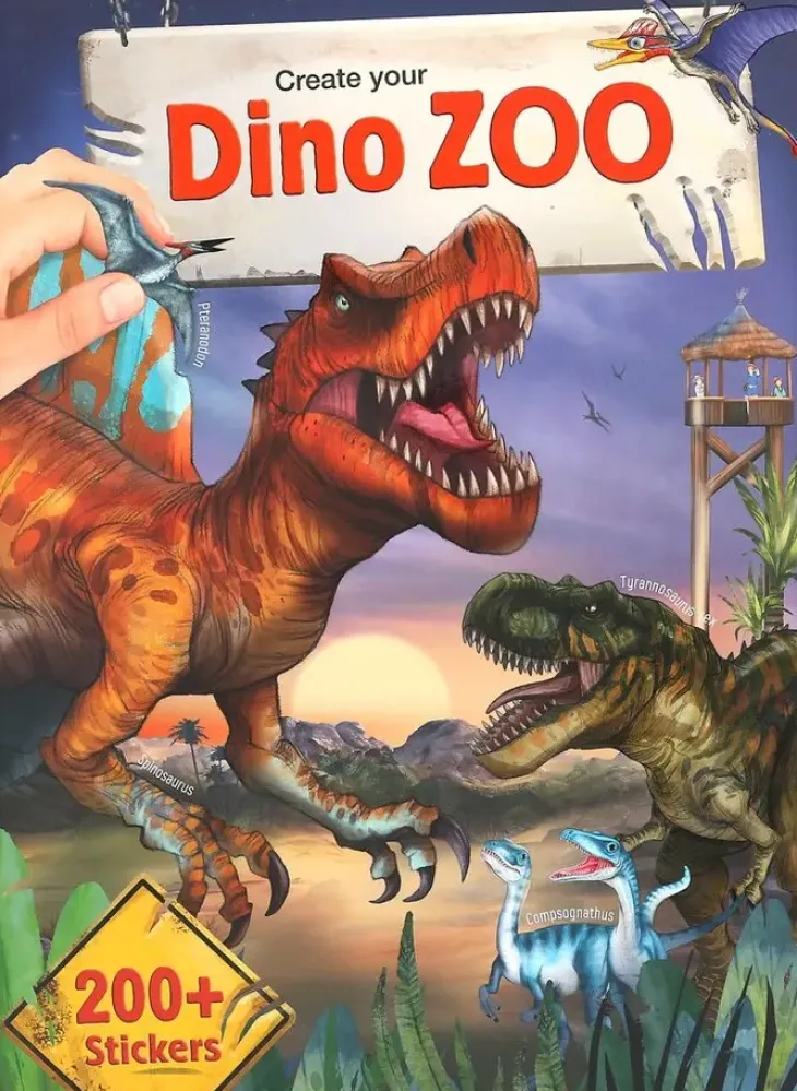 Dino world zoo tarrakirja