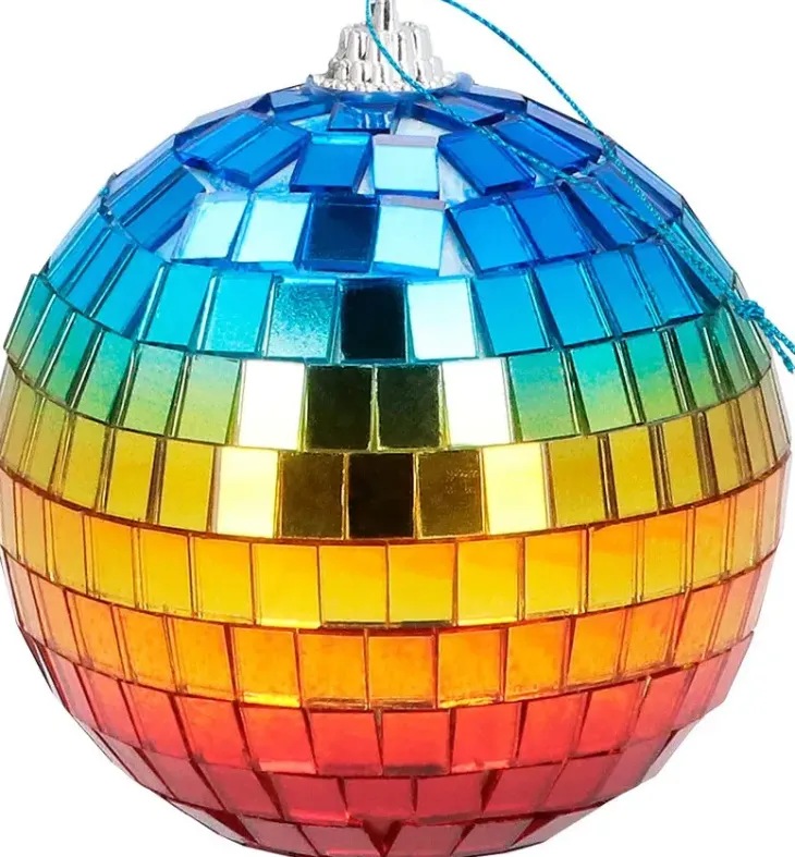 Discopallot sateenkaari 6kpl 8cm