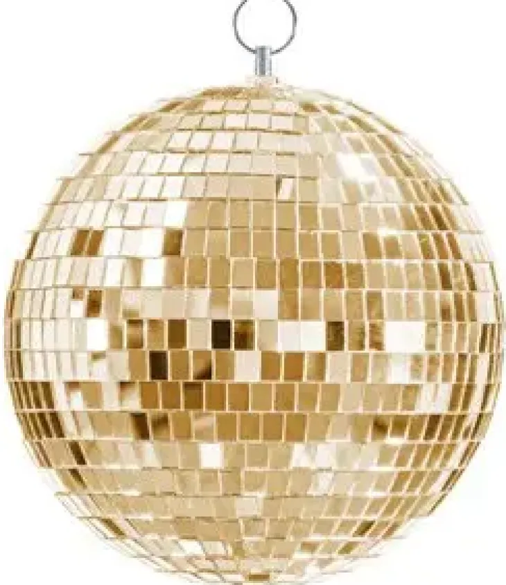 Disco peili pallo champanja kulta 20 cm