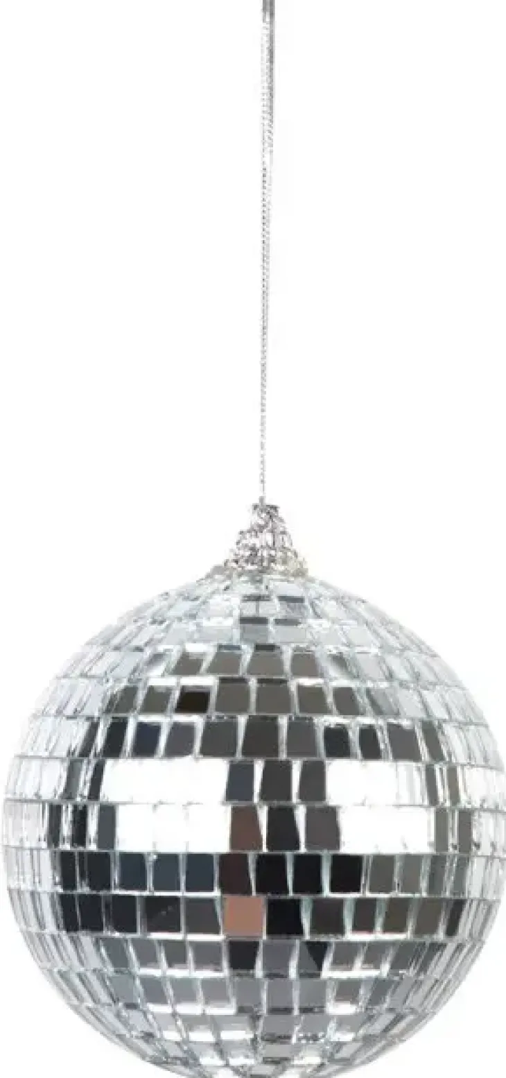 Diskopallot hopea 6kpl 8cm