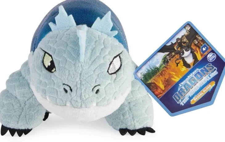 Dragons pehmolelu vaaleansininen