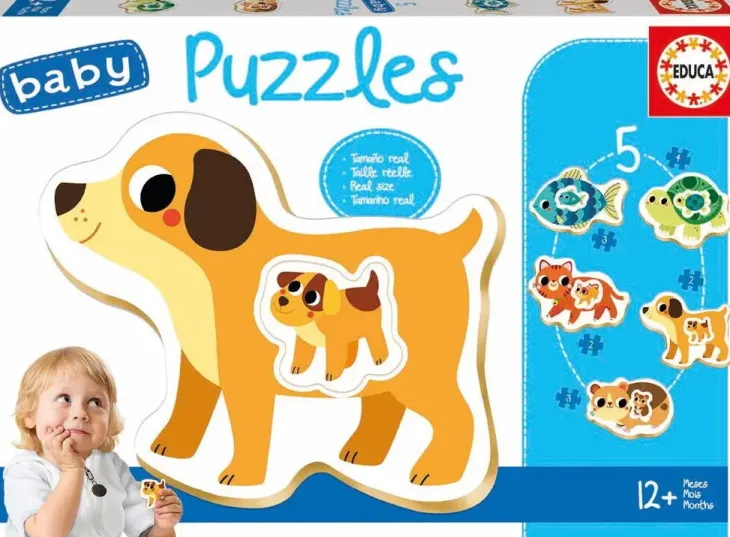 Educa baby puzzles 2/2/3/3/4 palaa