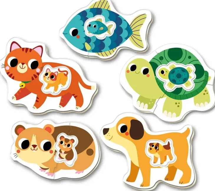 Educa baby puzzles 2/2/3/3/4 palaa