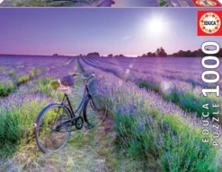 Educa 1000 bike in a lavender field