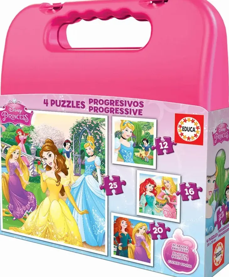 Educa 12-16-20-25 disney princess salkku