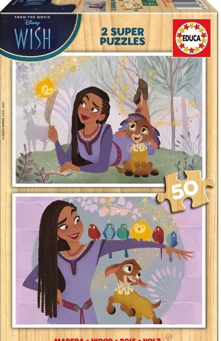 Educa disney wish 2 x 50 palaa