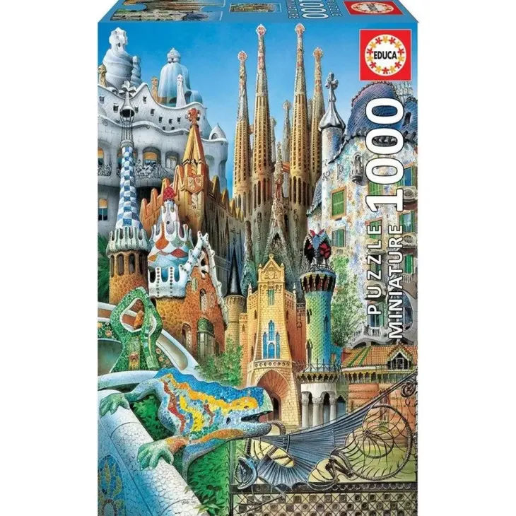 Educa 1000p gaudi collage miniature
