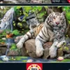 Educa 1000p white tigers